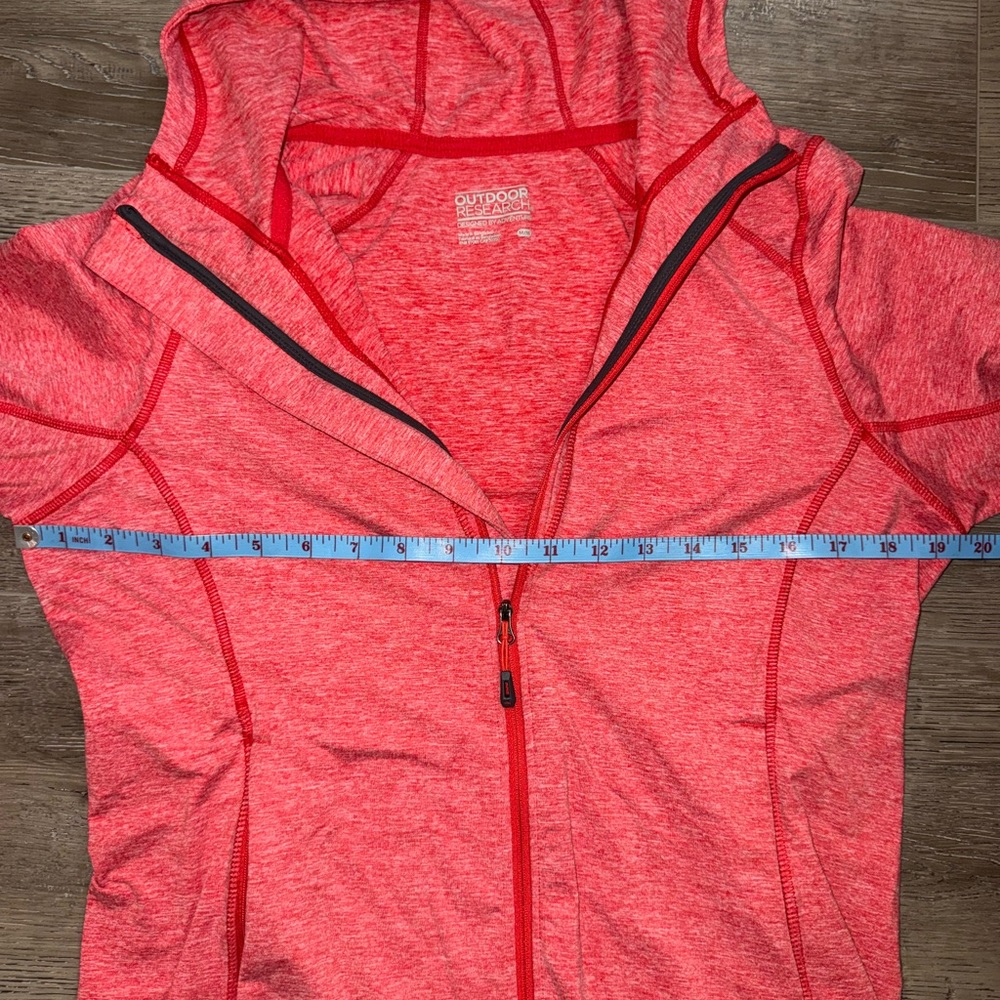 Outdoor Research Heathered Red Pullover full zip jacket - Picture 7 of 7